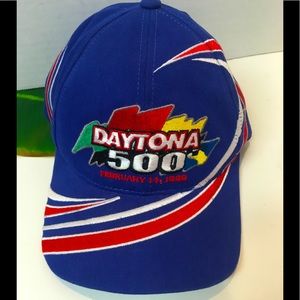 Vintage Daytona 500 2/14 1999 Blue Adjustable Hat